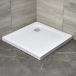 Modena Slim szögletes alacsony akril zuhanytálca 90x90 cm