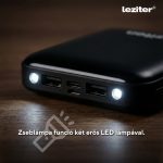 Powerbank 20000 mAH 2A 10W fekete